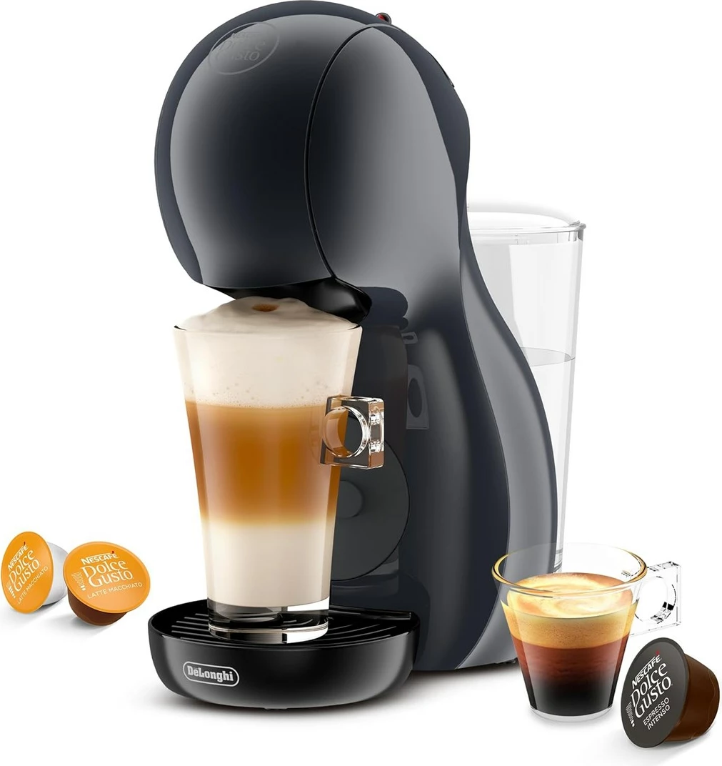 Aparat kafeje kapsulë DeLonghi Piccolo XS EDG210.A, 0.8L, i zi