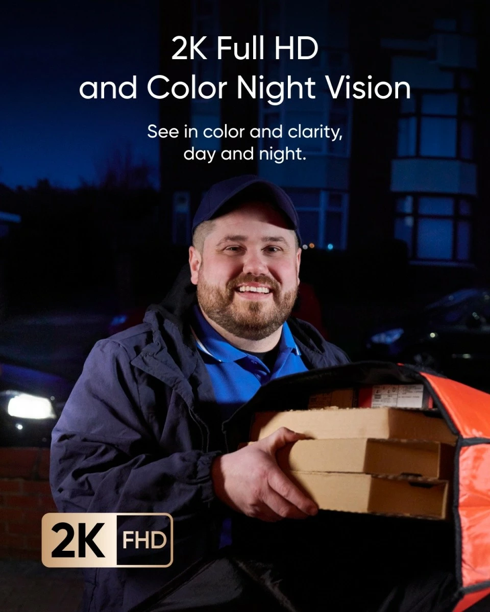 Video derë Anker B2C E340, 2K, me dy kamera, e zezë