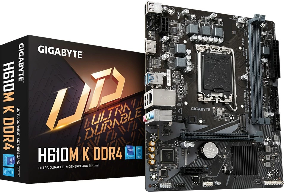 Pllakë amë Gigabyte H610M K mATX D4
