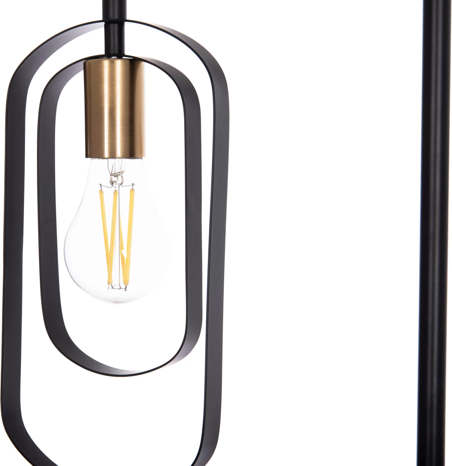 Llambë dyshemeje BIUT, metal i zi, FH7434.11, 29x169cm