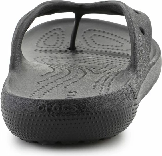 Papuqe Crocs Classic Flip V2 për meshkuj dhe femra, të zeza