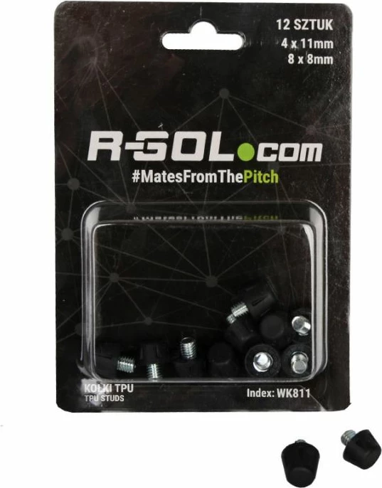 Aksesorë këpucësh Inny për futboll, të zeza