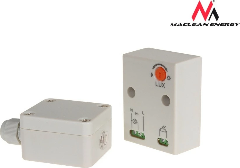 Sensor zmbrapsje dritës Maclean MCE35, 2300W, i bardhë, për jashtë
