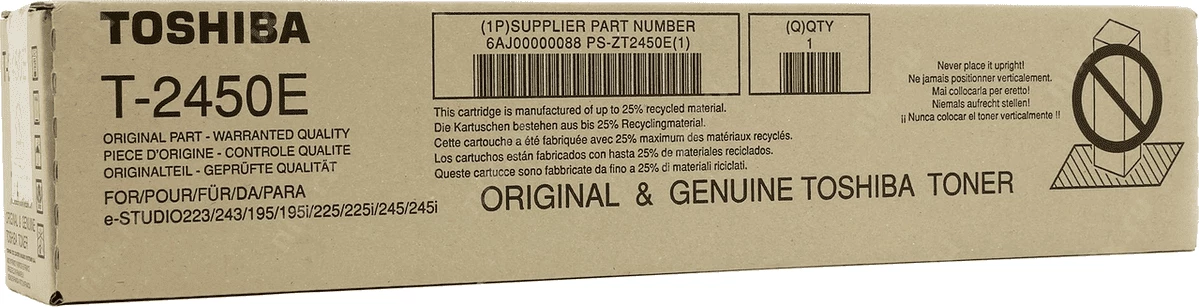 Toner Toshiba T-2450E (6AJ00000244) 24000 faqe, e zezë