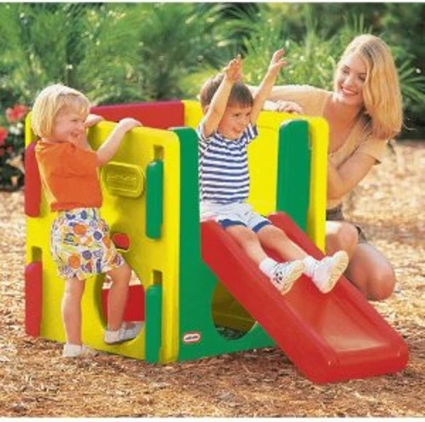 Kënd lojërash Little Tikes Monkey Playground, 77x130x76 cm, e gjelbër/e kuqe/e verdhë