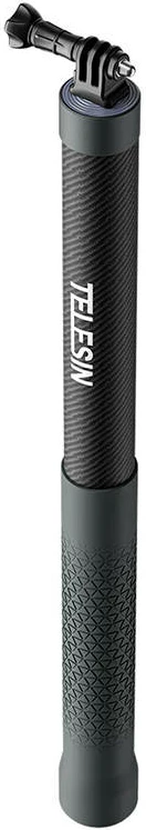 Selfie stick Telesin GP-MNP-300-3, 3m, fibra karboni, për kamera dhe telefona, i zi