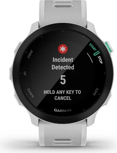 Smartwatch Garmin Forerunner 55, 42 mm, GPS, iOS, Bardhë