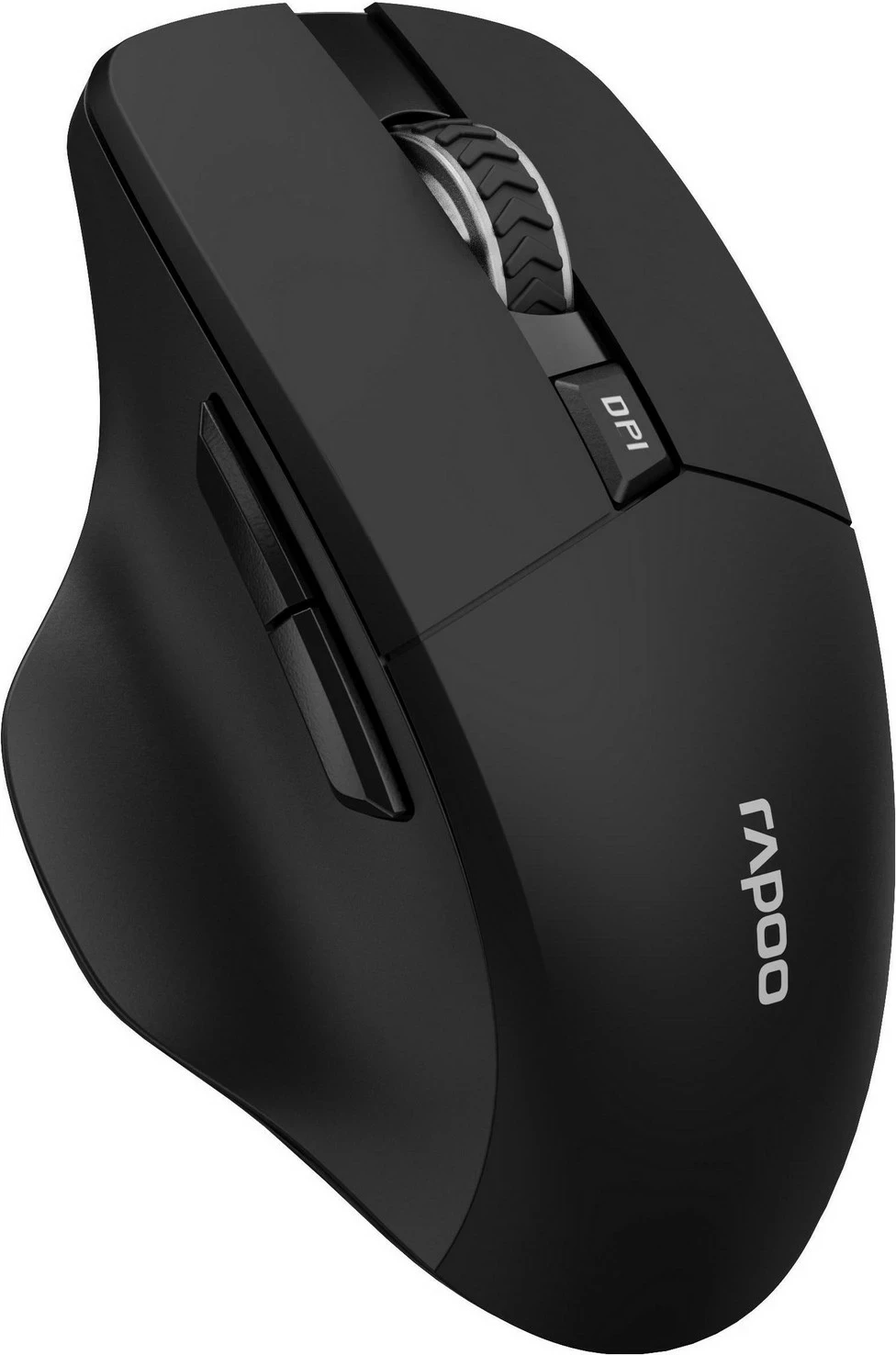Maus ergonomik Rapoo M610, pa tela, Bluetooth/2.4 GHz, i zi