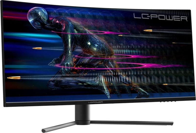 Monitor LC-Power LC-M34-UWQHD-165-C, 34", UltraWide Quad HD, i zi, i kuq