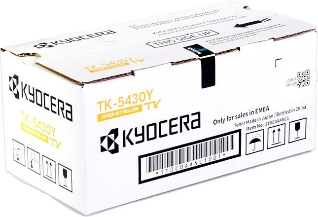 Toner Kyocera TK-5430Y origjinal, rendiment 1,100–1,700 faqe, e verdhë