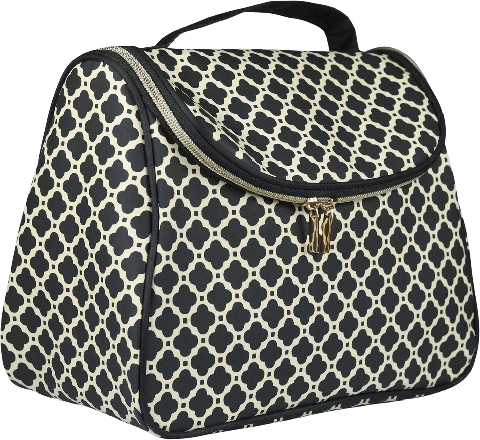 Kuti organizuese për femra KillyS Moroccan Clover Large, e zezë/bezhë, 1 copë