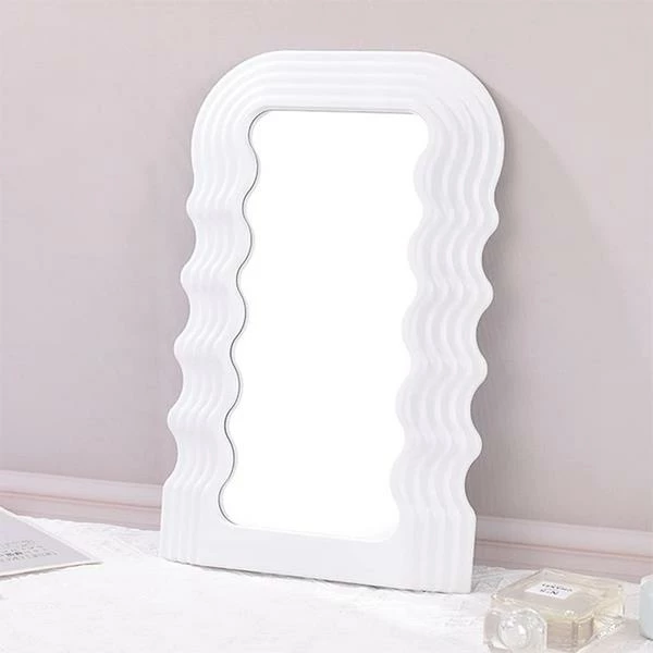 Pasqyrë dekorative NEXT valë H26x16cm e bardhë