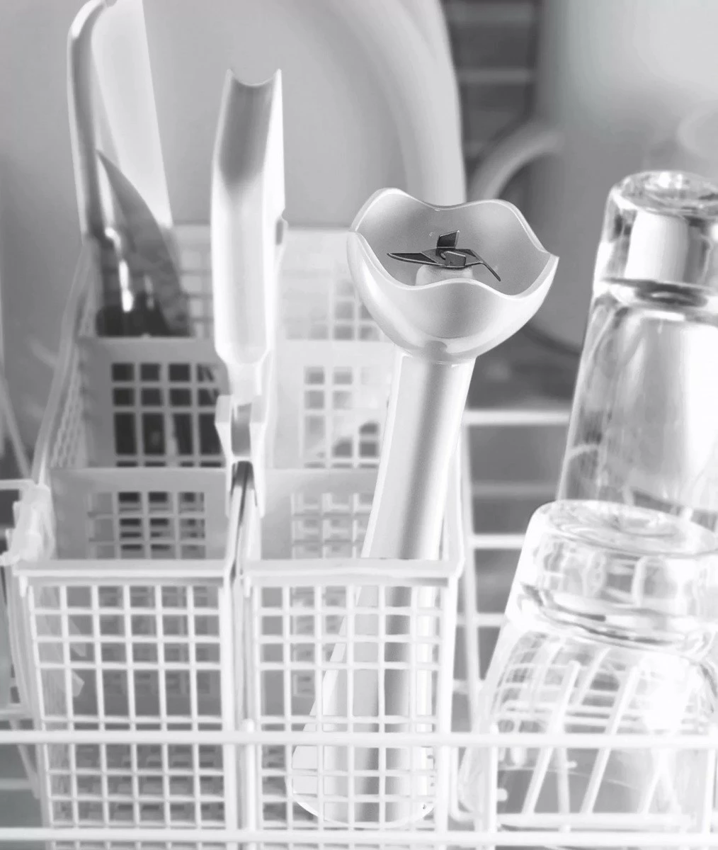 Blender dore Bosch MSM6B150, 300 W, 0.7 L, Bardhë, me enë miksimi