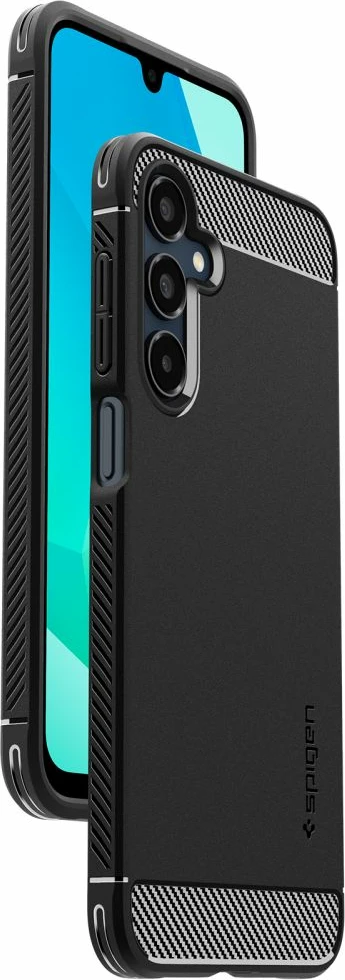 Mbështjellës Spigen Rugged Armor për Samsung Galaxy A16, i zi