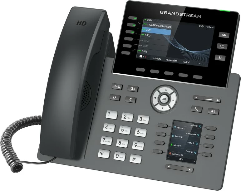 Telefon IP Grandstream GRP2616, 6 linja, i zi