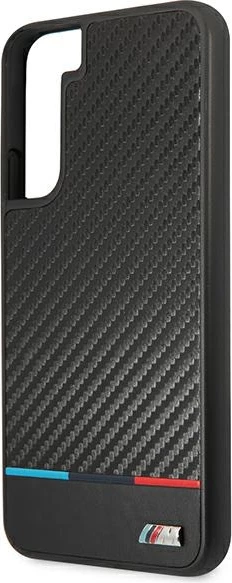 Mbështjellës BMW M Collection Triangles për Samsung Galaxy S22+, Hardcase, i zi