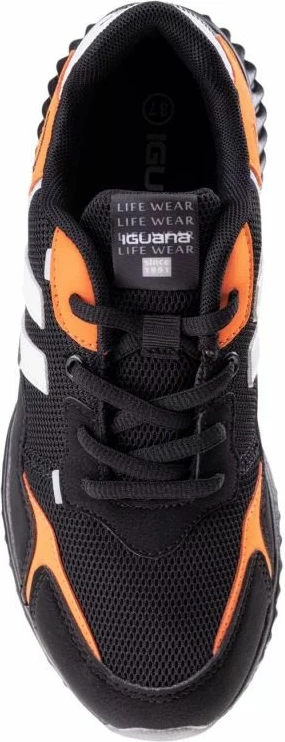 Këpucë për djem Iguana, të zeza dhe portokalli