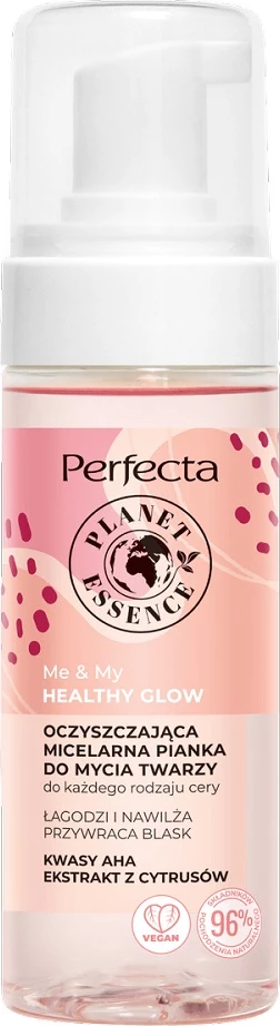 Shkumë pastruese për fytyrë për femra Perfecta Me & My Healthy Glow, 160ml