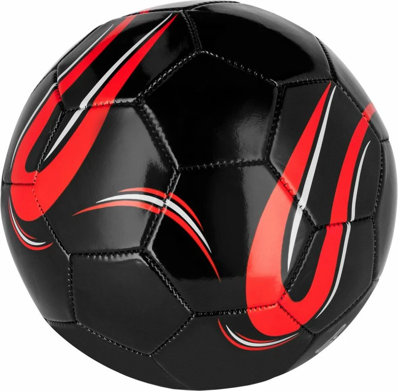 Top futbolli Spokey për meshkuj dhe femra, i zi me të kuqe