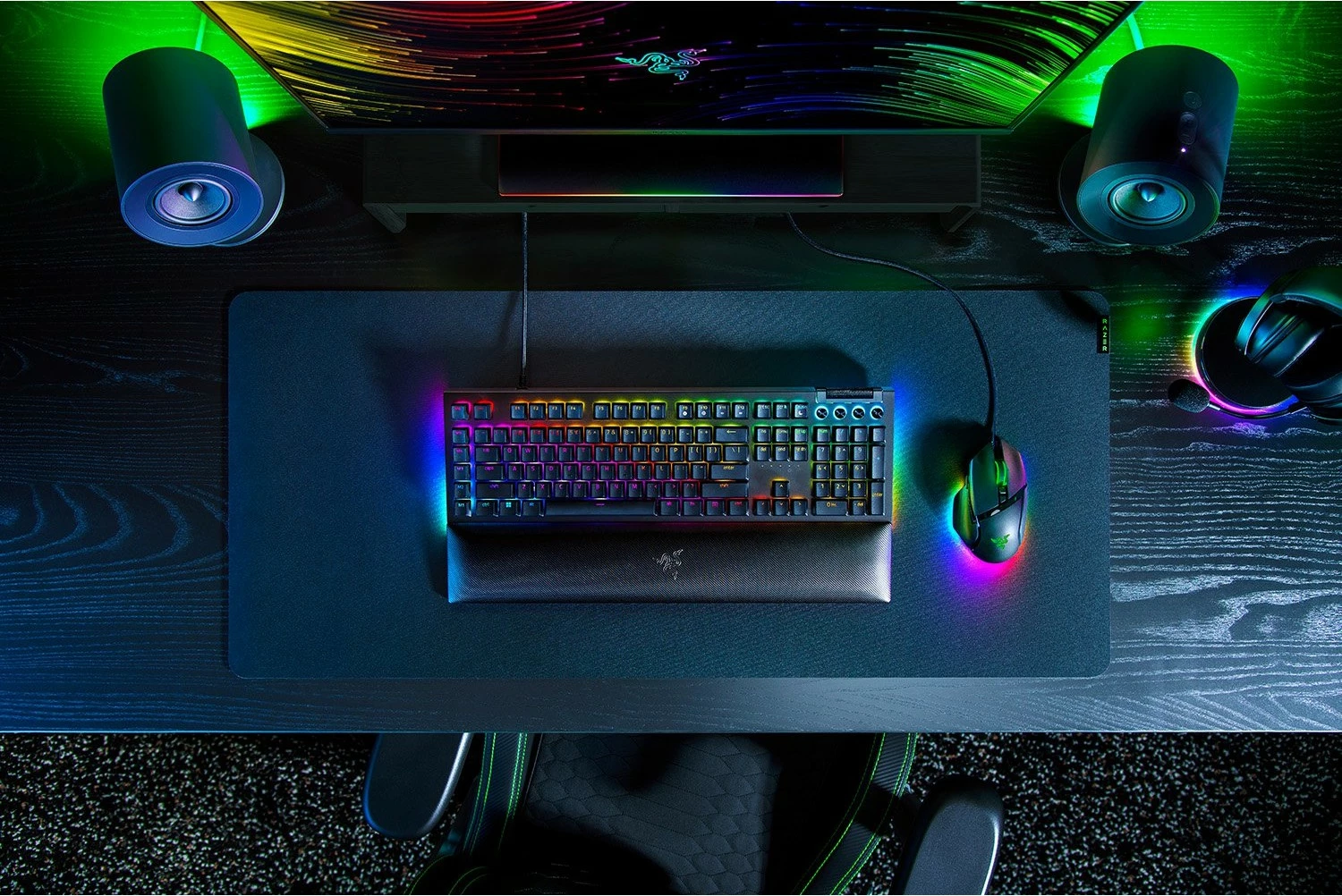 Tastierë mekanike Razer BlackWidow V4, Green Switch, RGB, full-size, QWERTY, e zezë