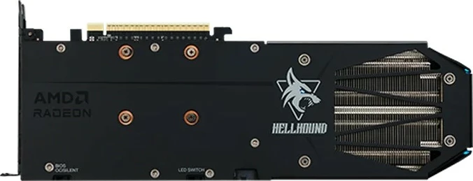 Kartelë grafike PowerColor RX 9060 XT Hellhound OC 8GB, e zezë
