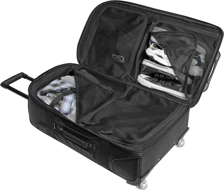 Çantë udhëtimi me rrota, OGIO, Terminal Black Pindot 108226_317, 95L, dorezë teleskopike, e zezë/karbon/gri