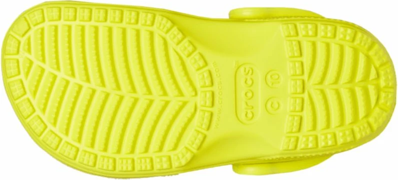 Papuqe për fëmijë Crocs, të verdha