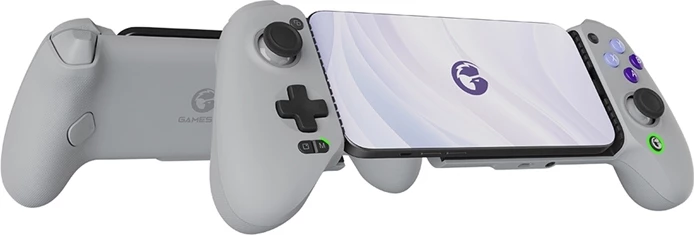 Kontroller mobil, GameSir G8 Galileo, USB-C, me mbajtës telefoni, kompatibil PC/PS3, Hall effect, audio 3.5mm, gri