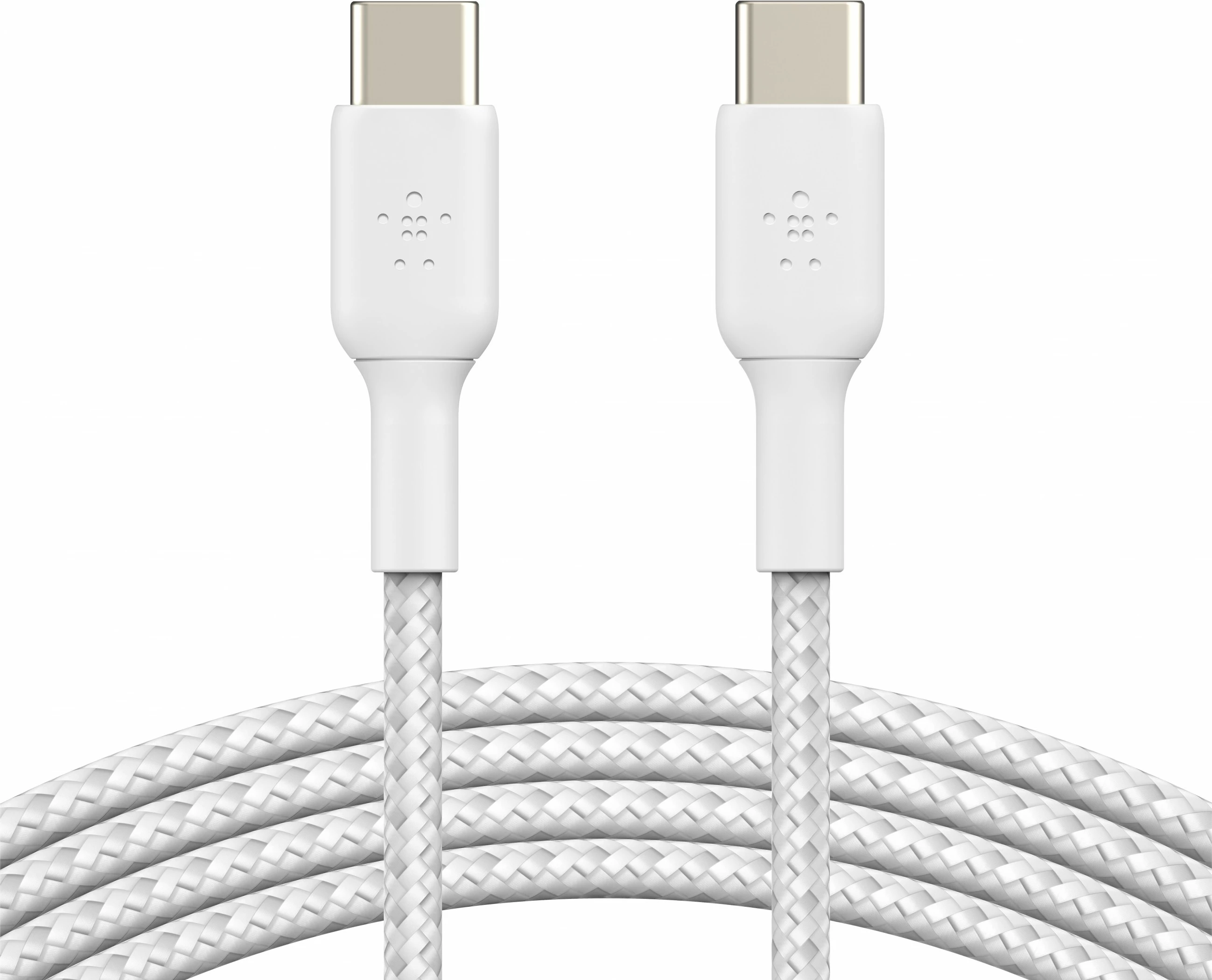 Kabllo USB-C Belkin CAB004BT1MWH2PK, 1 m, e bardhë