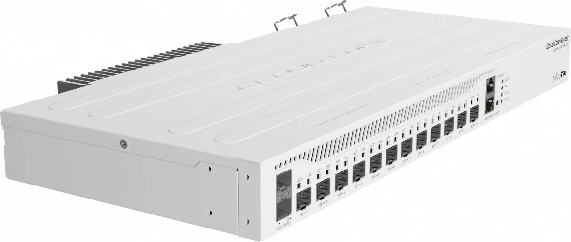 Router Mikrotik CCR2004-1G-12S+2XS, 12x SFP+ 10G, 2x SFP28 25G, i bardhë