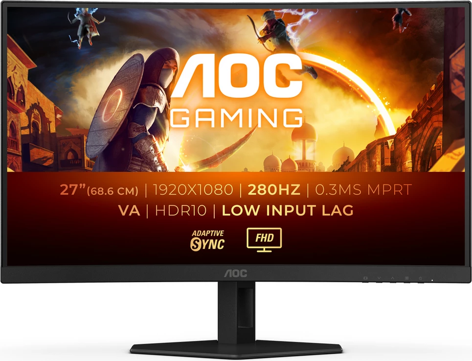 Monitor gaming AOC C27G4ZXE 27" FHD 280Hz VA HDR10, i zi