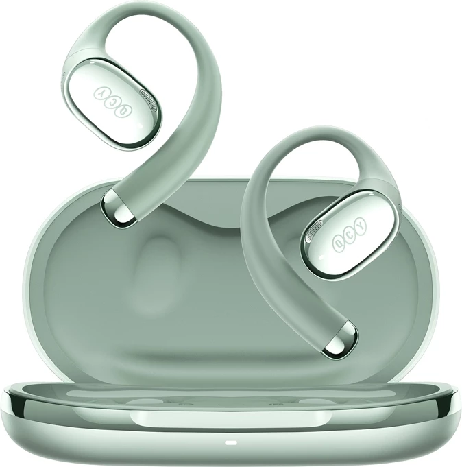 Kufje QCY Crossky R70 TWS, pa tela, me mikrofon, e gjelbër