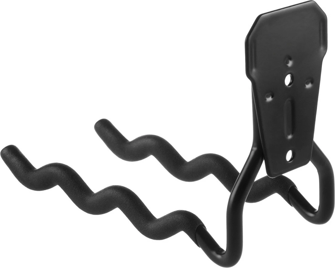 Mbajtës muri çeliku Maclean MC-486 për vegla, goma, biçikletë, i zi