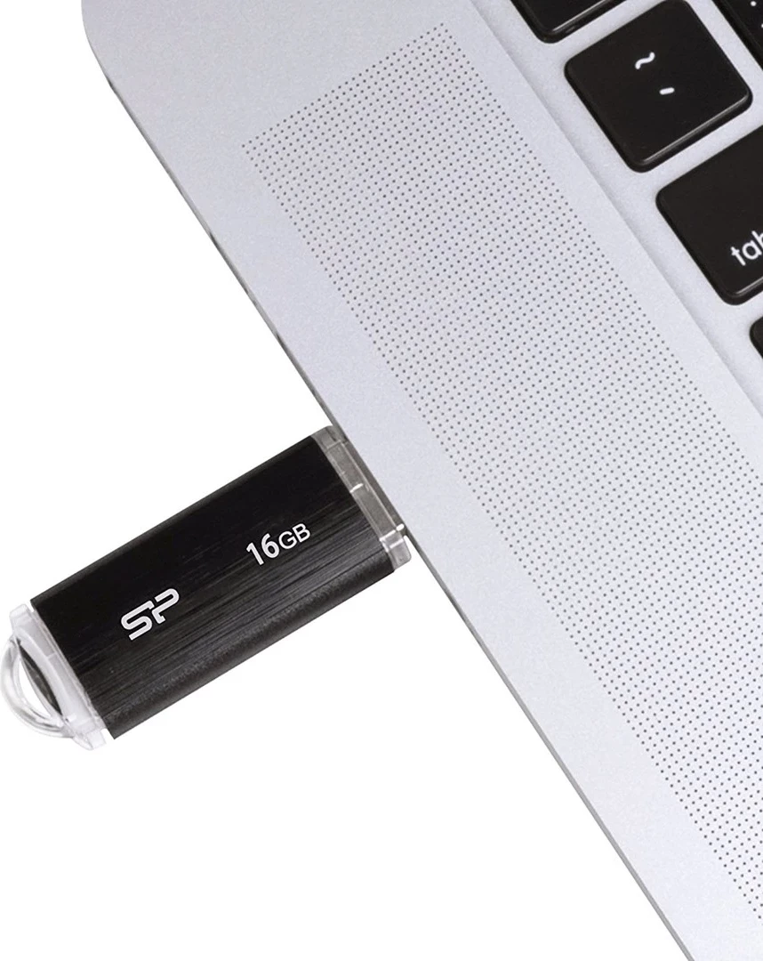 USB flash drive Silicon Power, 16 GB USB Type-A 2.0, e zezë