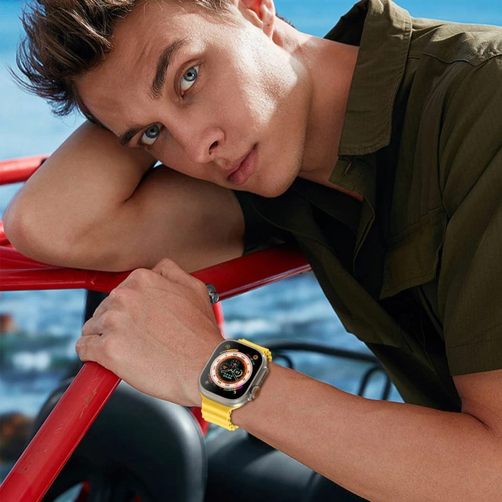 Rrip sportiv për Apple Watch Tech-Protect IconBand Pro, TPU, Portokalli