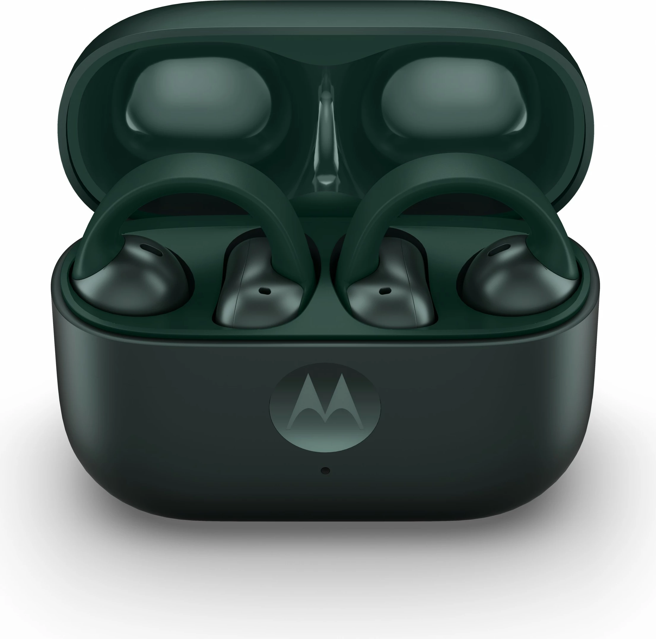 Kufje Motorola Moto Buds Loop, wireless, Dolby Atmos, noise canceling, 8h, gjelbër