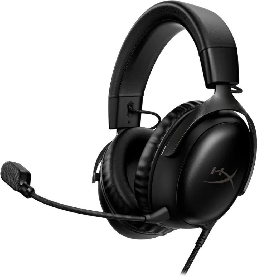 Kufje gaming, HyperX, Cloud III 727A8AA, me mikrofon boom, over-ear, e zezë