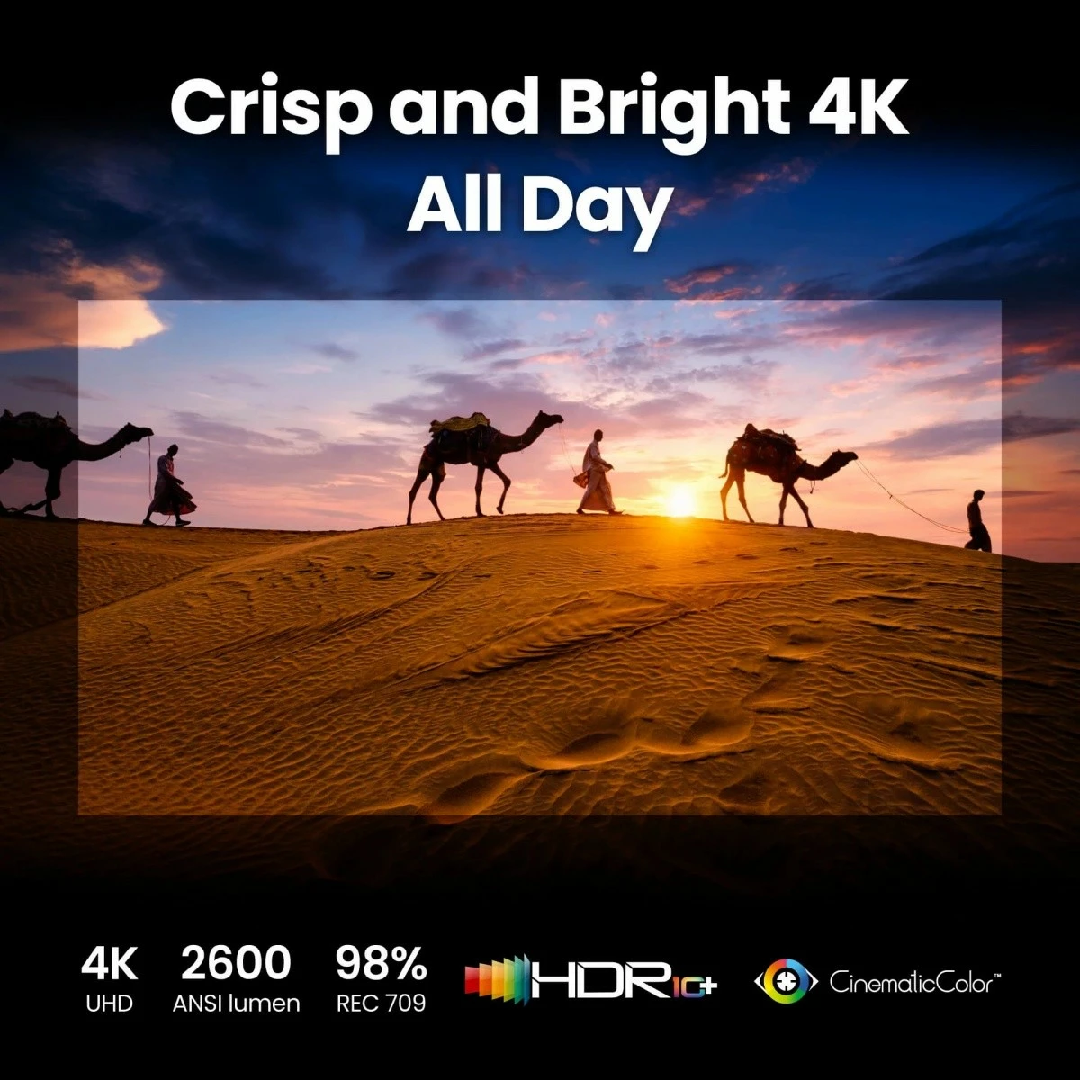 Projektor BenQ GP520, 4K LED, 2600 ANSI lumens, HDMI, i zi