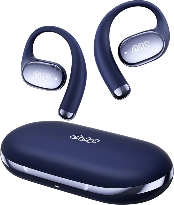 Kufje QCY Crossky R70 TWS, pa tela, me mikrofon, IPX5, Blu