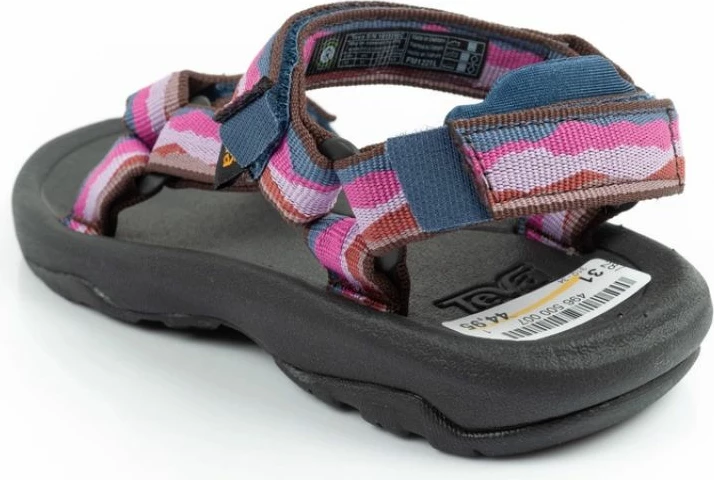 Sandale për fëmijë Teva, të zeza/rozë