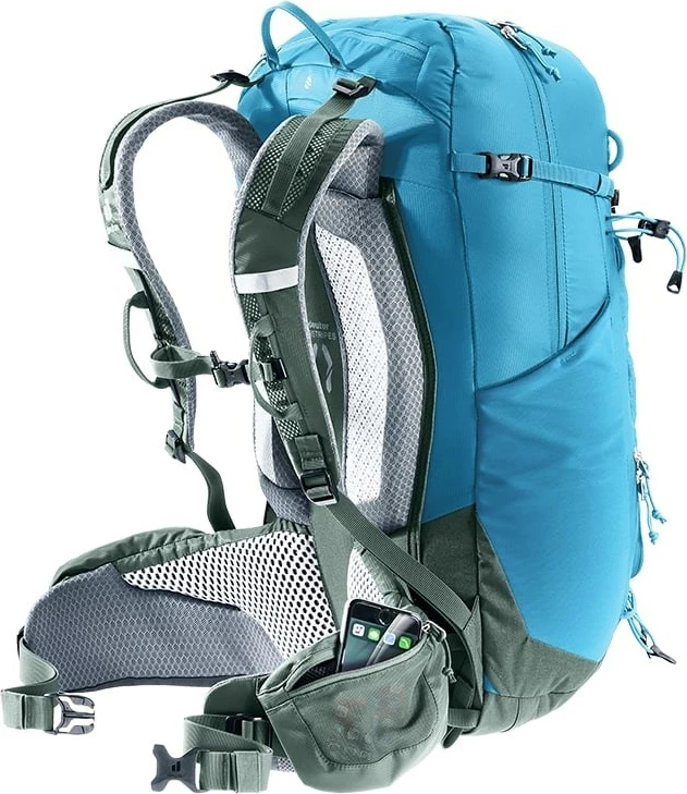 Çantë shpine Deuter Trail Pro 33, 33L, Poliester, Kaltër