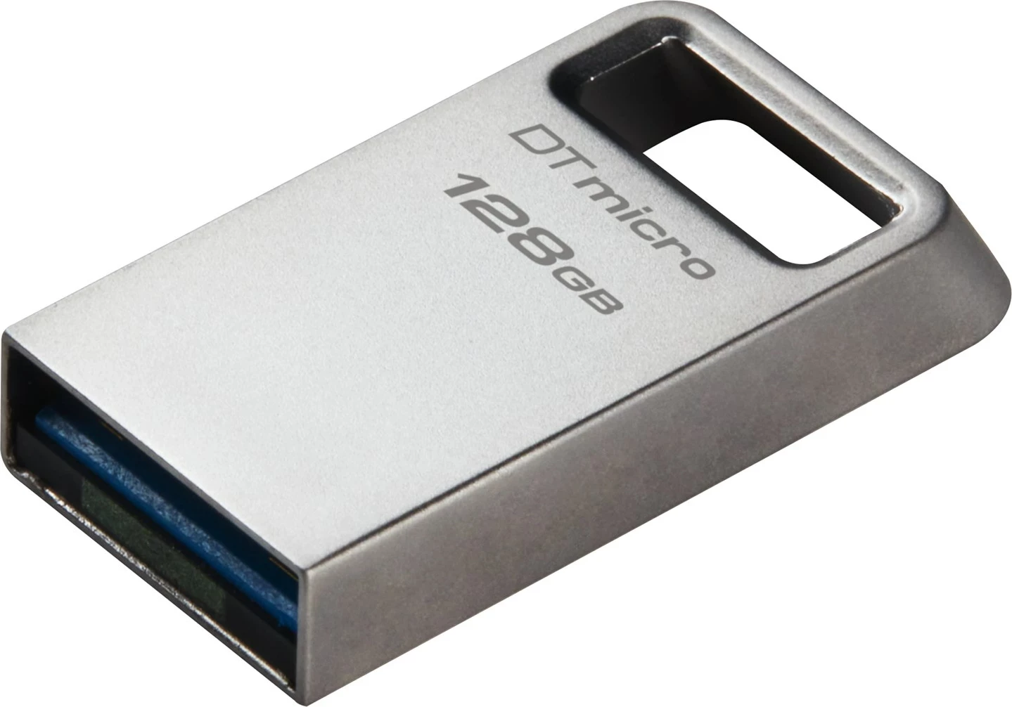 USB Kingston DataTraveler 128GB, Metal, Argjendtë