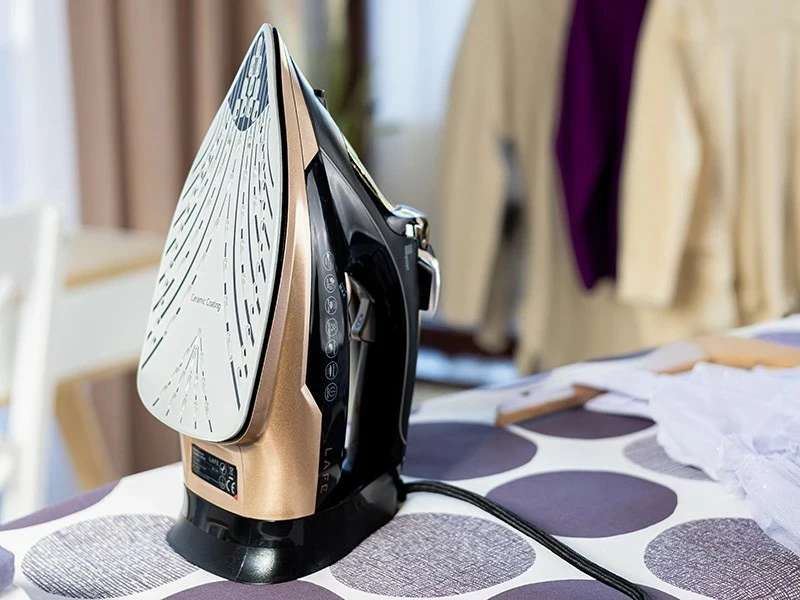 Hekur me avull Lafe VaporMax, 3000W, pllakë qeramike, zi-ari