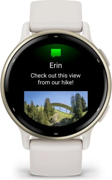 Smartwatch Garmin Vivoactive 5, 1.2" AMOLED, GPS, Bardhë