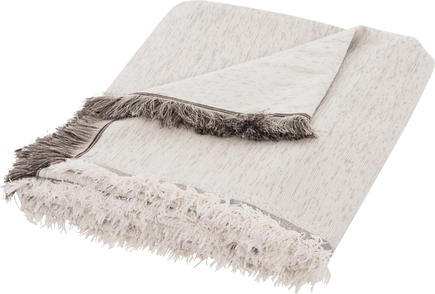 Mbulesë divani me franja DREAMTOPIA FH12165.07 ngjyrë ecru 295x170cm