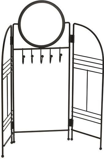 Organizues bizhuterish KOOPMAN me pasqyrë, i zi 33x4xH31.5cm