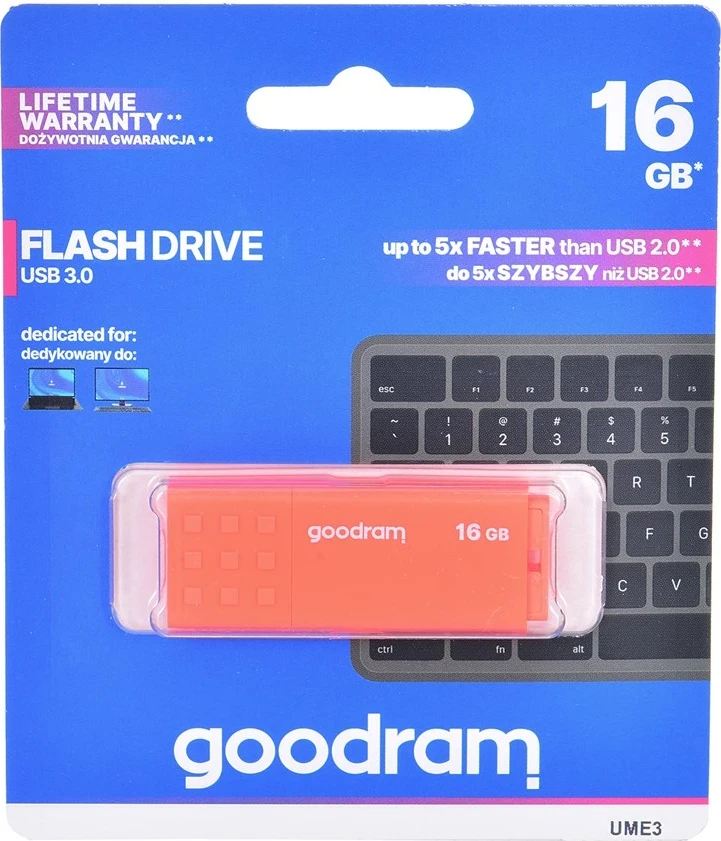 USB Goodram UME 3-0160O0R1,16 GB 