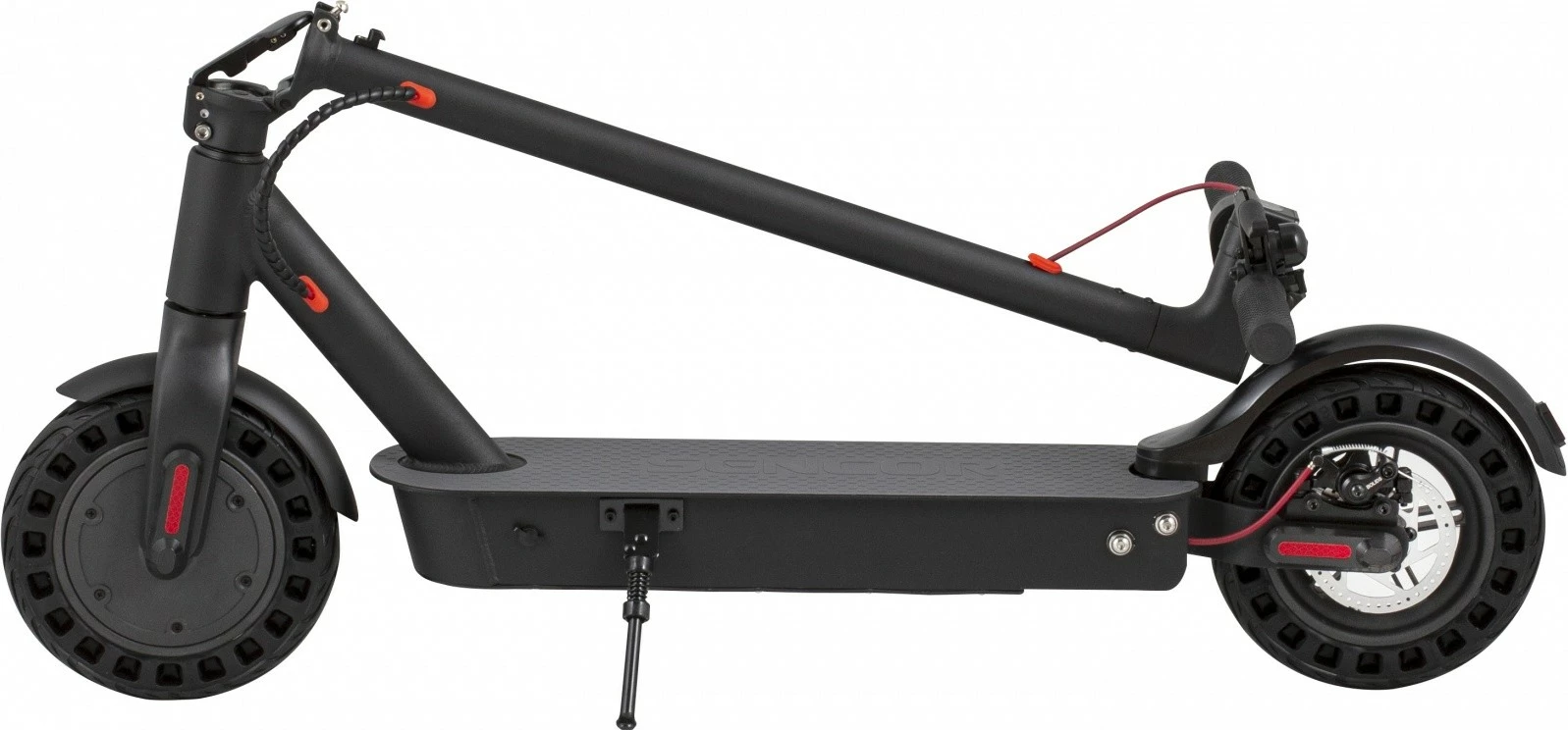 Trotinet elektrik Sencor Hulajnoga TWO S60, 400W, bateri 14Ah, 45km, i zi/e kuqe