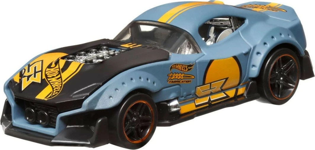 Veture lodër Hot Wheels Pull-back Speeders Muscle and Blown, 1:43, Metal, Mix