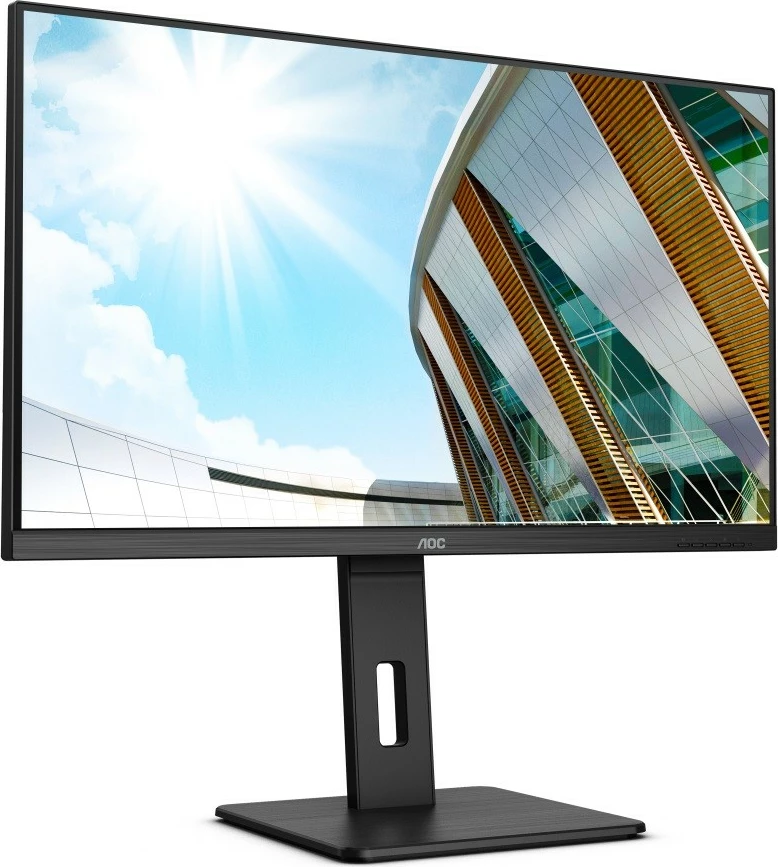 Monitor AOC U32P2, 31.5 inç, VA, 4K UHD, HDMIx2, DP, Pivot, Zi